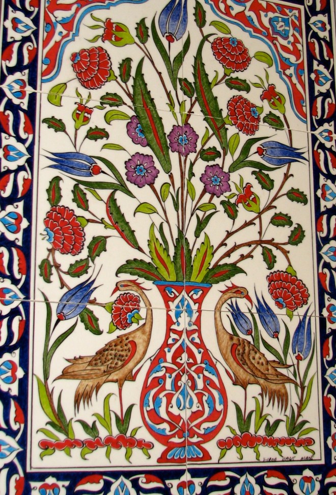 Iznik tiles, Istanbul, Turkey